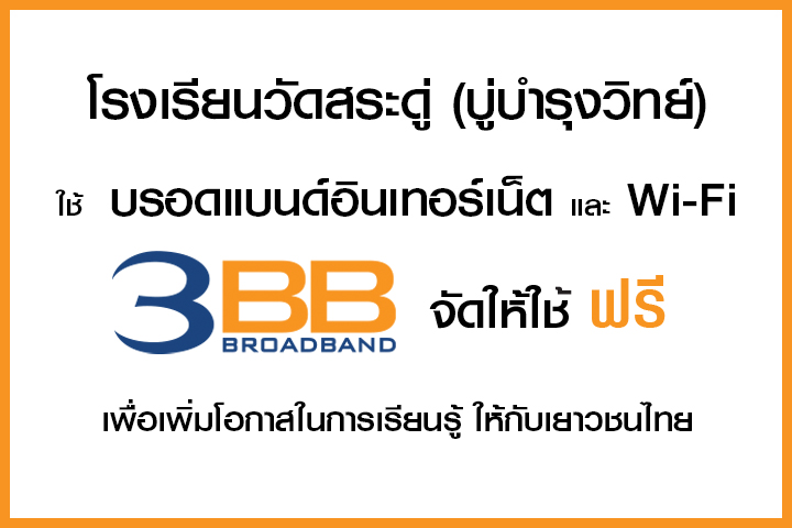 <p>3BB&nbsp;จังหวัดปราจีนบุรี&nbsp;&nbsp;ส่งมอบอินเทอร์เน็ตในโครงการ&nbsp;&ldquo;บรอดแบนด์อินเทอร์เน็ต เพื่อการศึกษาฟรี"</p>